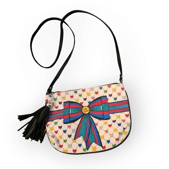 Brighton Limited Edition Love & Joy Colorful Crossbody Bag (NWOT) - Picture 9 of 14